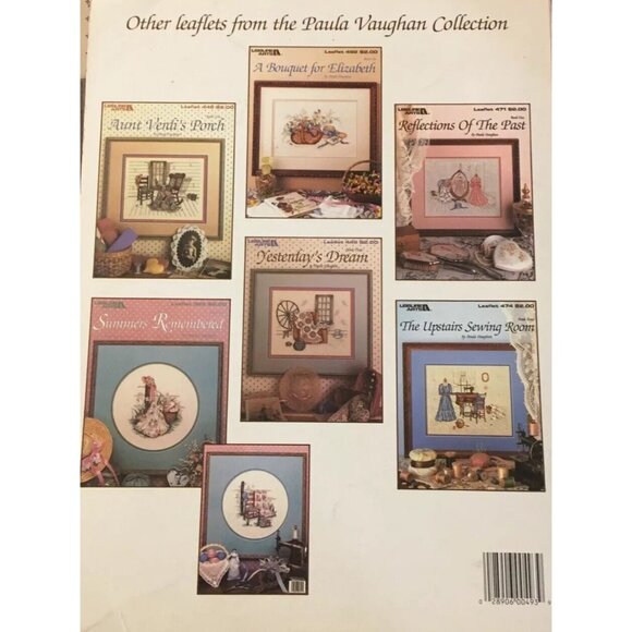 Cross Stitch Leisure Arts Wedding Ring Bouquet Count Chart Pattern Paula Vaughn - Picture 2 of 3